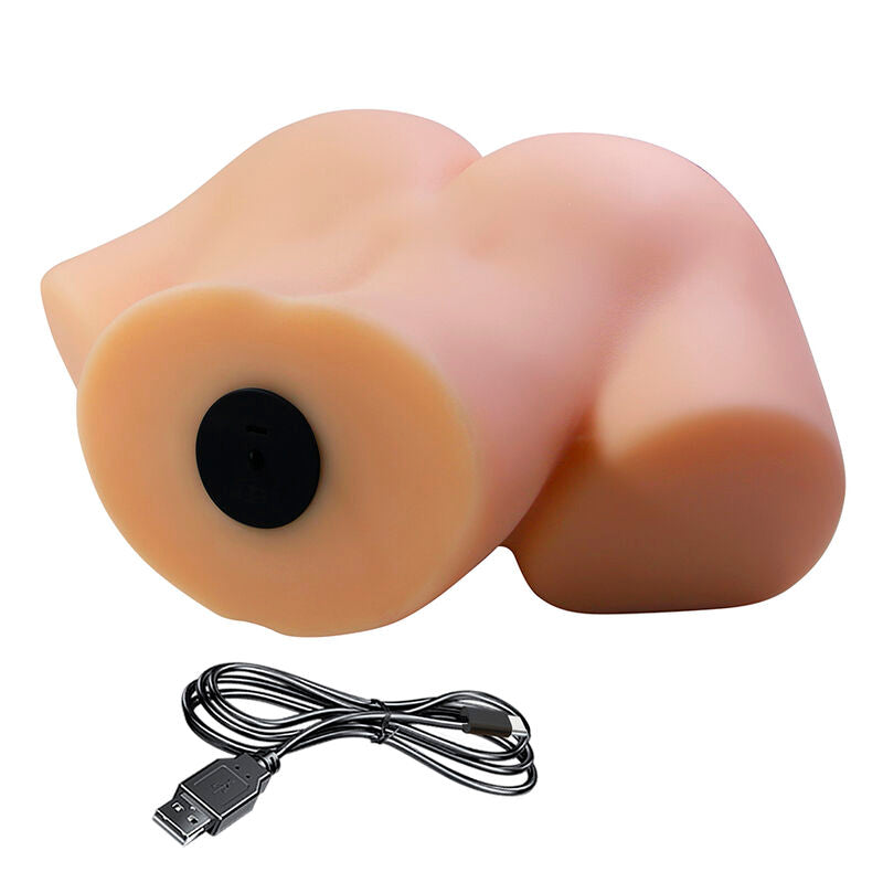 CRAZY BULL VIVIAN MASTURBADOR VIBRAToRIO DUPLO VAGINAL E ANAL FLESH