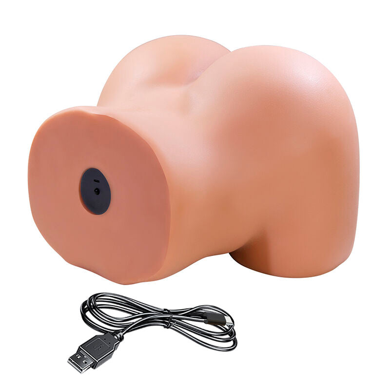 CRAZY BULL JULIA XXL MASTURBADOR VIBRAToRIO DUPLO VAGINAL E ANAL FLESH