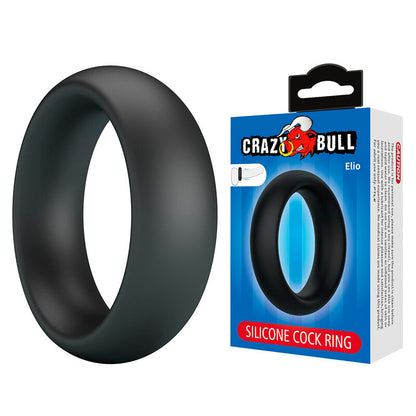 CRAZY BULL ELIO ANEL PENIANO DE SILICONE PRETO