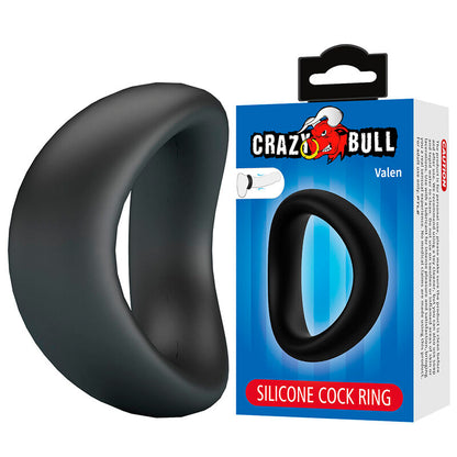CRAZY BULL ANEL PENIANO ERGONoMICO DE SILICONE VALEN PRETO