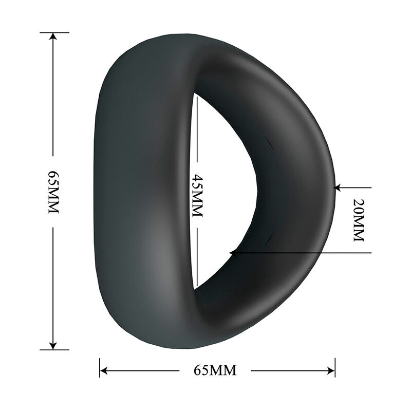 CRAZY BULL ANEL PENIANO ERGONoMICO DE SILICONE VALEN PRETO