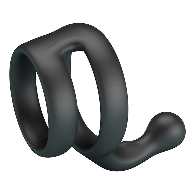 CRAZY BULL ANEL DUPLO PARA PeNIS E TESTiCULOS YANCY PRETO