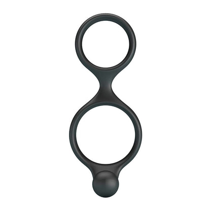 CRAZY BULL ANEL DUPLO FLORIAN PARA PeNIS E TESTiCULOS PRETO
