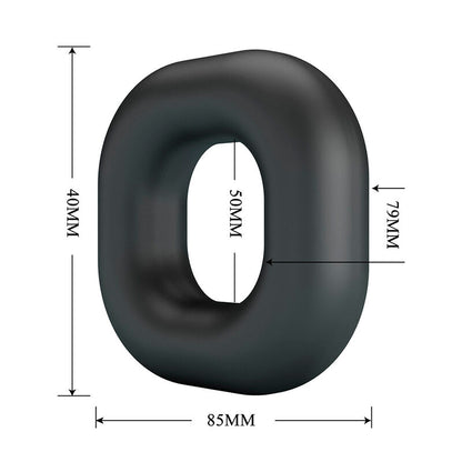 CRAZY BULL ANEL PENIANO DE SILICONE SUPER MACIO WALDEN PRETO