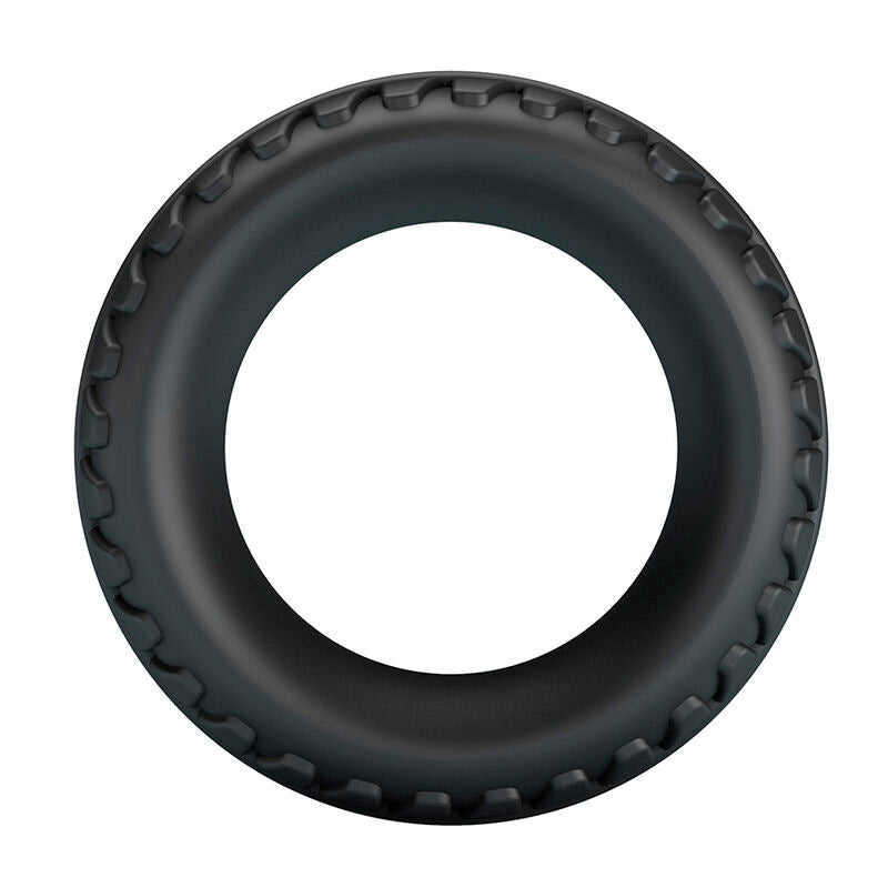 CRAZY BULL ANEL PENIANO DE SILICONE TEXTURIZADO MERRITT PRETO