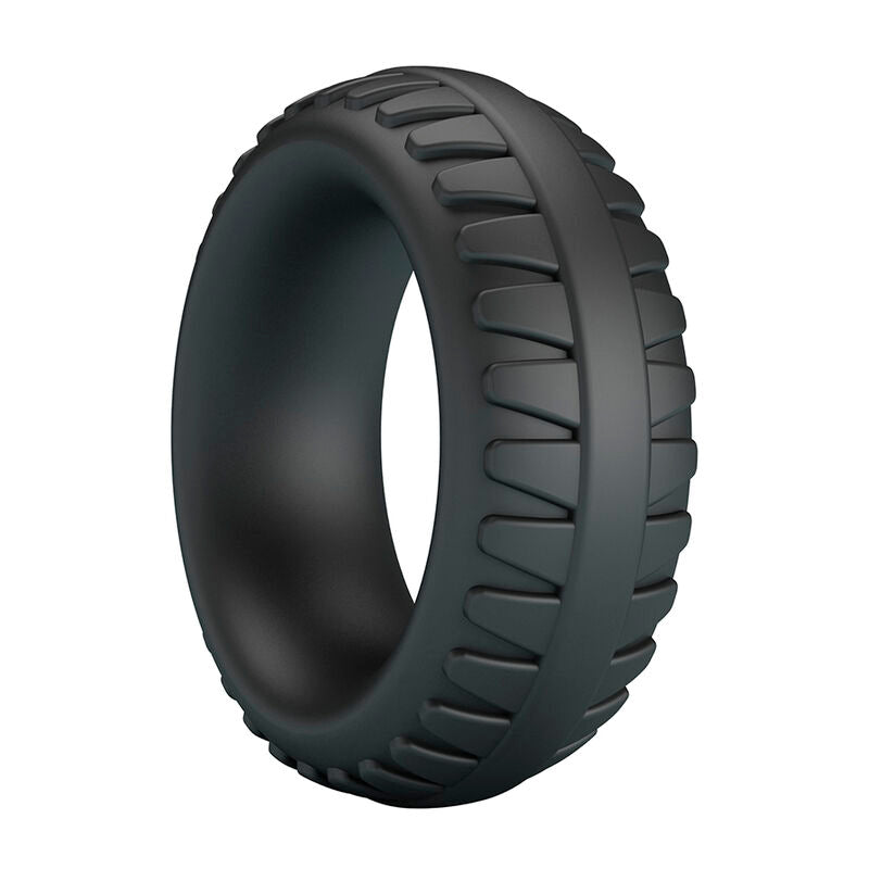 CRAZY BULL ANEL PENIANO DE SILICONE TEXTURIZADO MERRITT PRETO