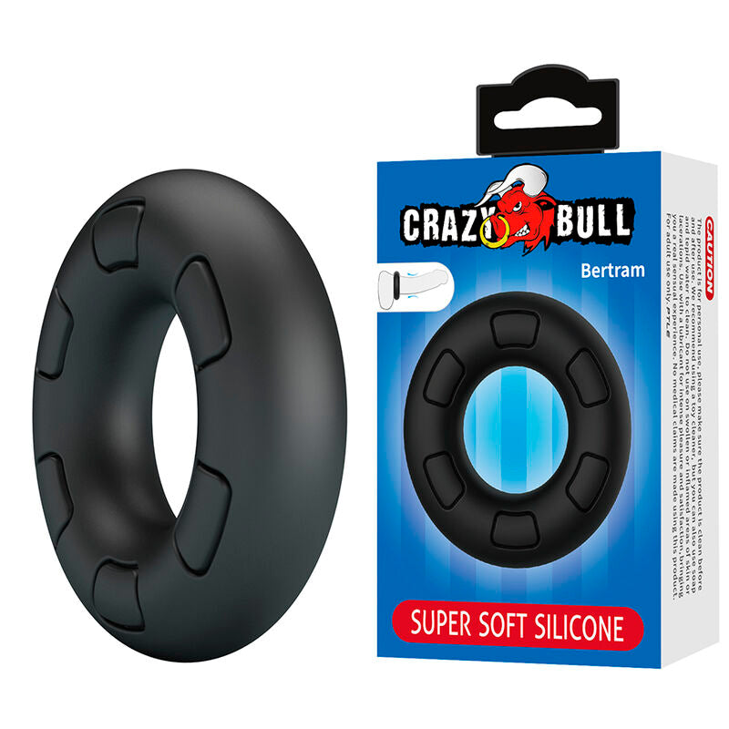 CRAZY BULL ANEL PENIANO DE SILICONE SUPER MACIO BERTRAM PRETO