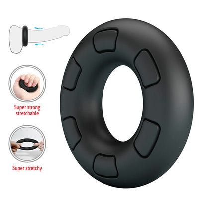 CRAZY BULL ANEL PENIANO DE SILICONE SUPER MACIO BERTRAM PRETO