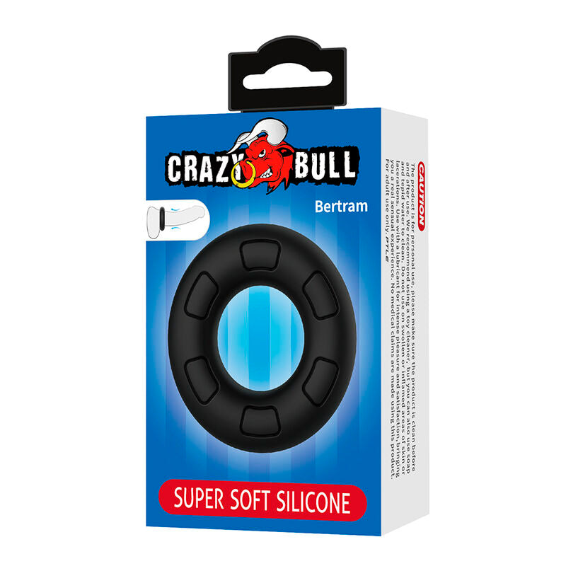 CRAZY BULL ANEL PENIANO DE SILICONE SUPER MACIO BERTRAM PRETO