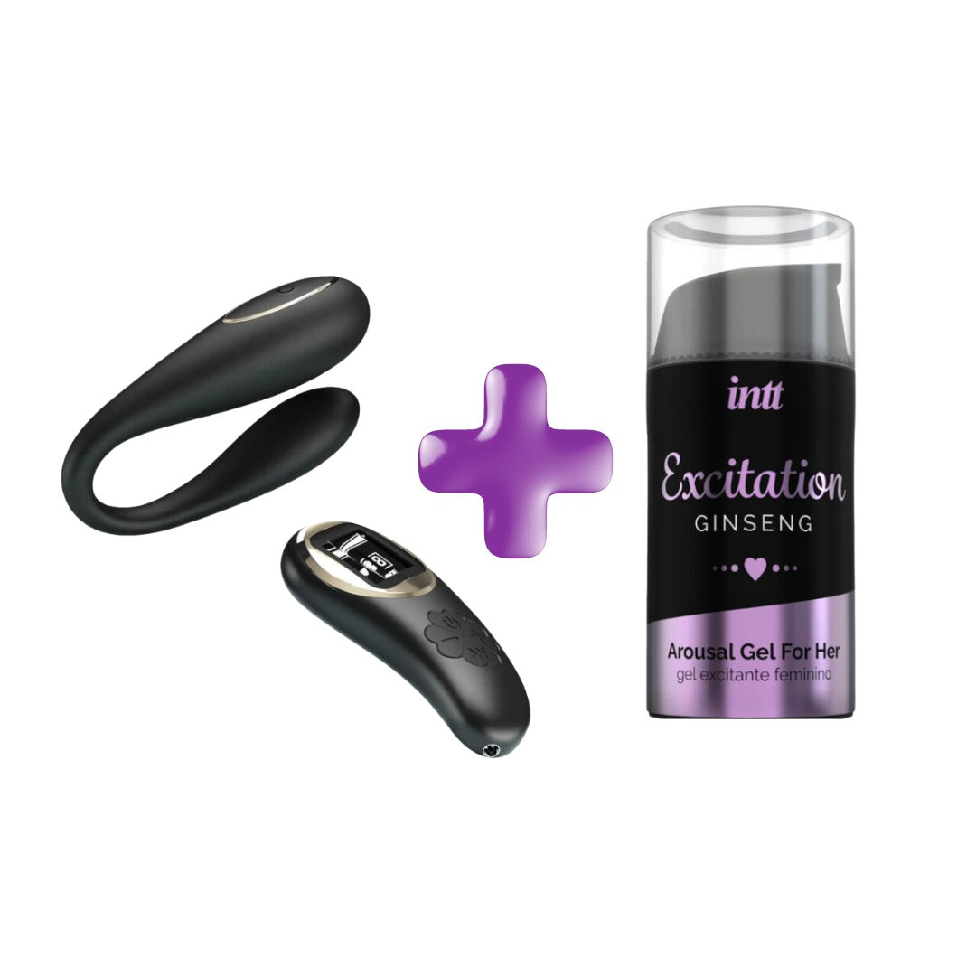 Pareja Vibrador y Lubricante