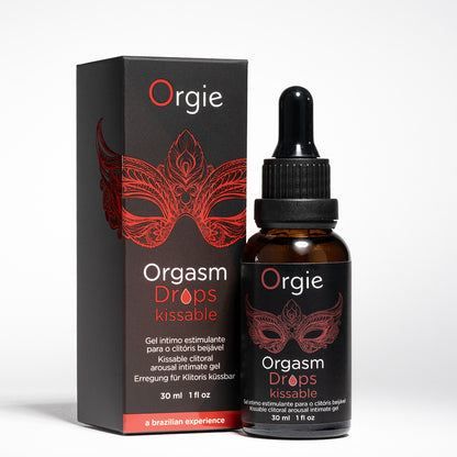 ORGIE - Orgasm Drops - Kissable Gel íntimo beijável para excitação do clitóris 30ML