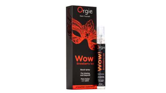 ORGIE - Wow! Strawberry Ice Spray Bucal para Beijo e Sexo Oral 10ml